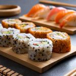 Alanya Sushi mutfağında ustanın taze balık dilimleme anı